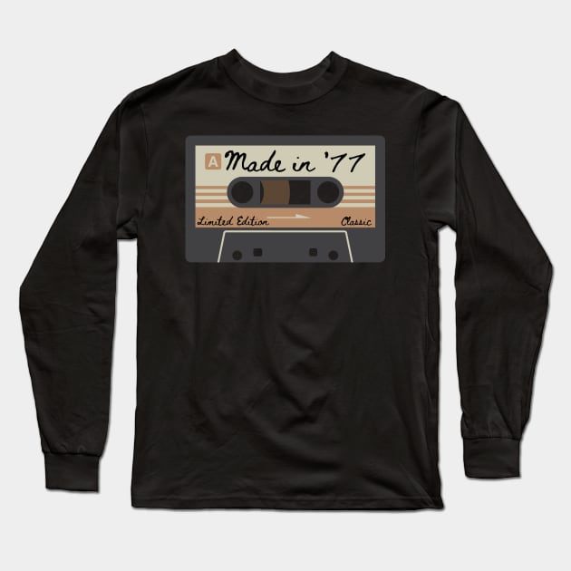 1977 Mixed Tape Limited Edition Classic Long Sleeve T-Shirt by MalibuSun